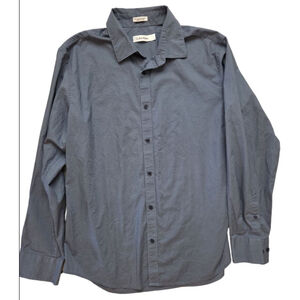 Men's Calvin Klein Casual Button Down Shirt L Blue